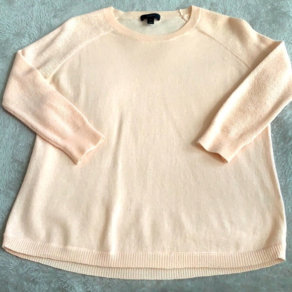 J crew blush pink sweater - Picture 1 of 4